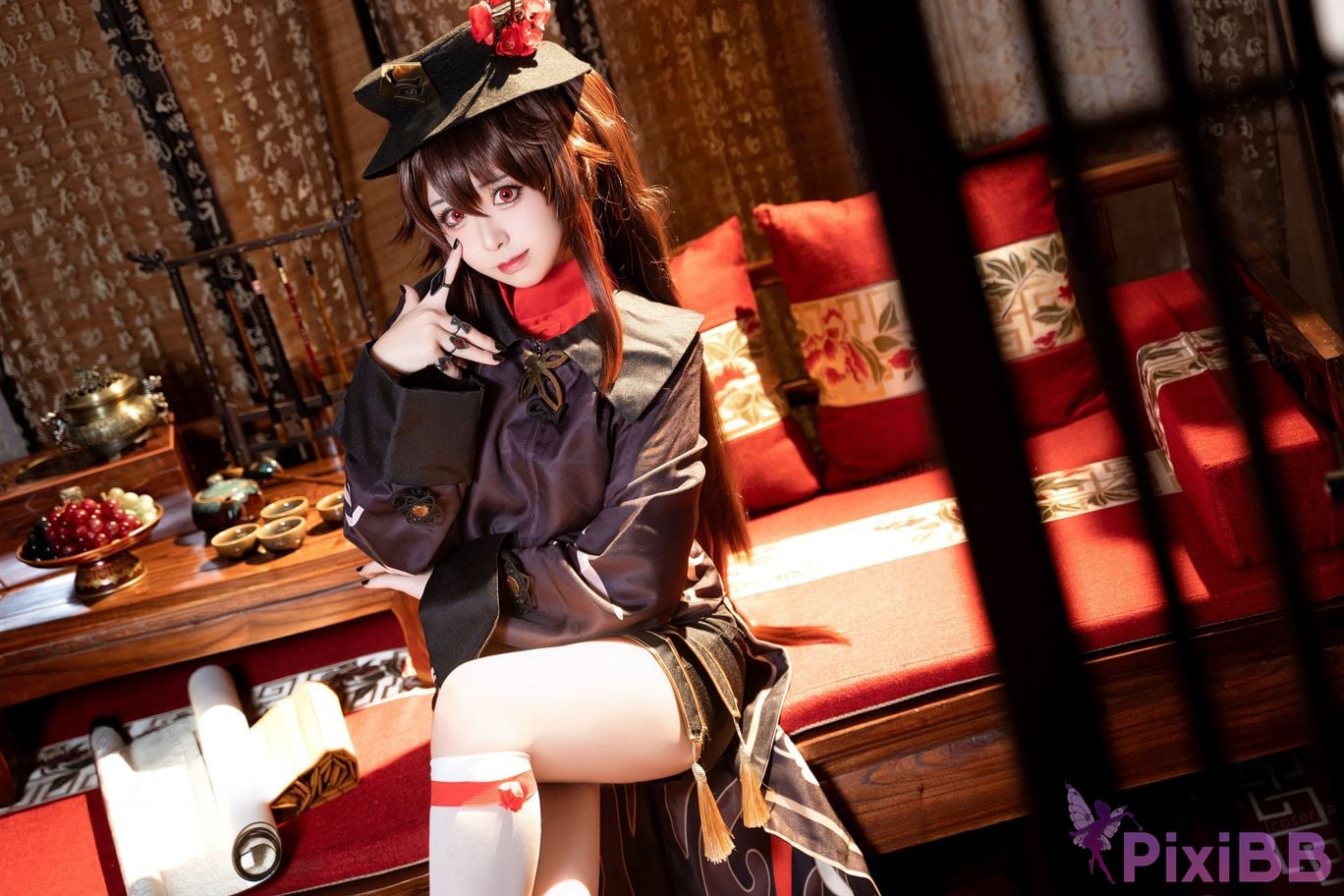 Cosplayer Husensen Genshin walnut PixiBB.COM 002