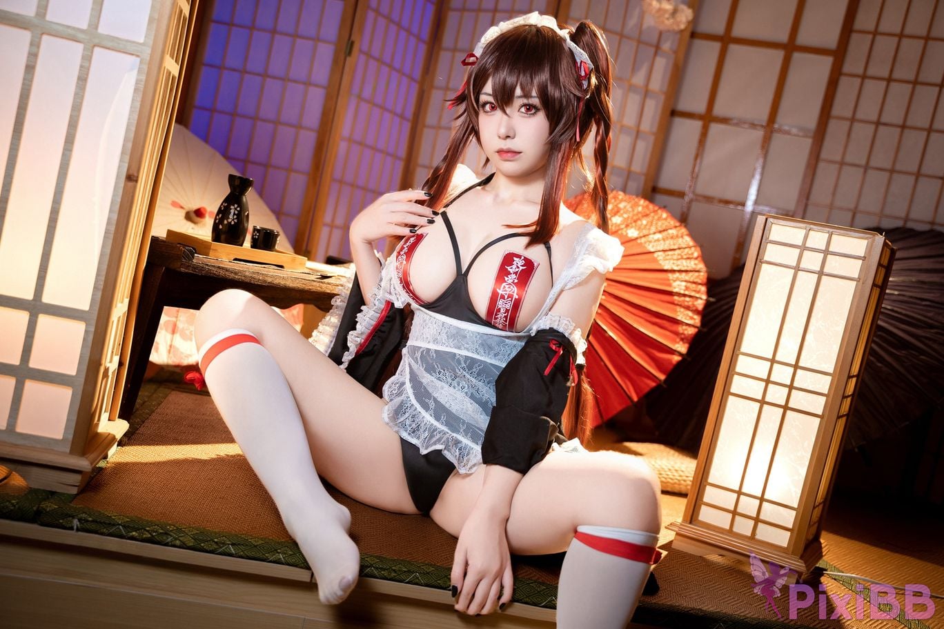 Cosplayer Husensen Genshin walnut PixiBB.COM 015
