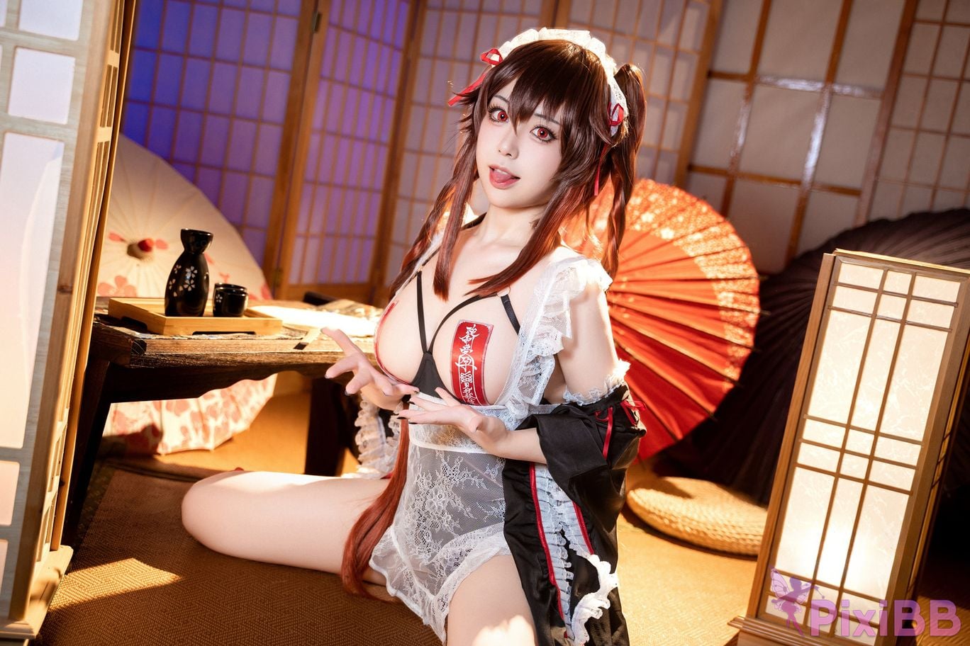 Cosplayer Husensen Genshin walnut PixiBB.COM 019