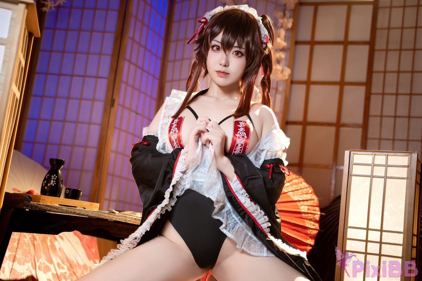 Cosplayer Husensen Genshin walnut PixiBB.COM 024