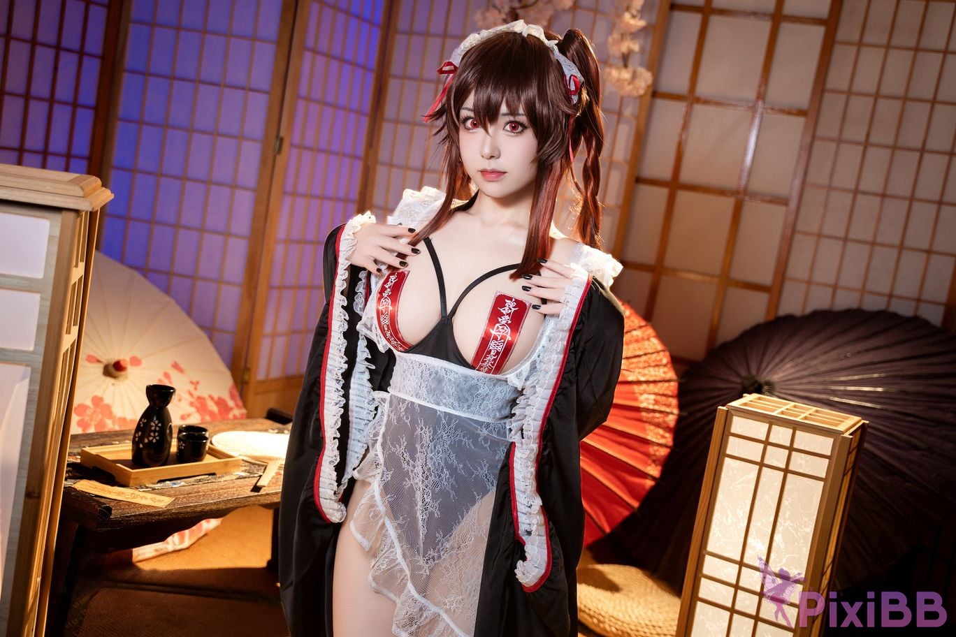 Cosplayer Husensen Genshin walnut PixiBB.COM 027