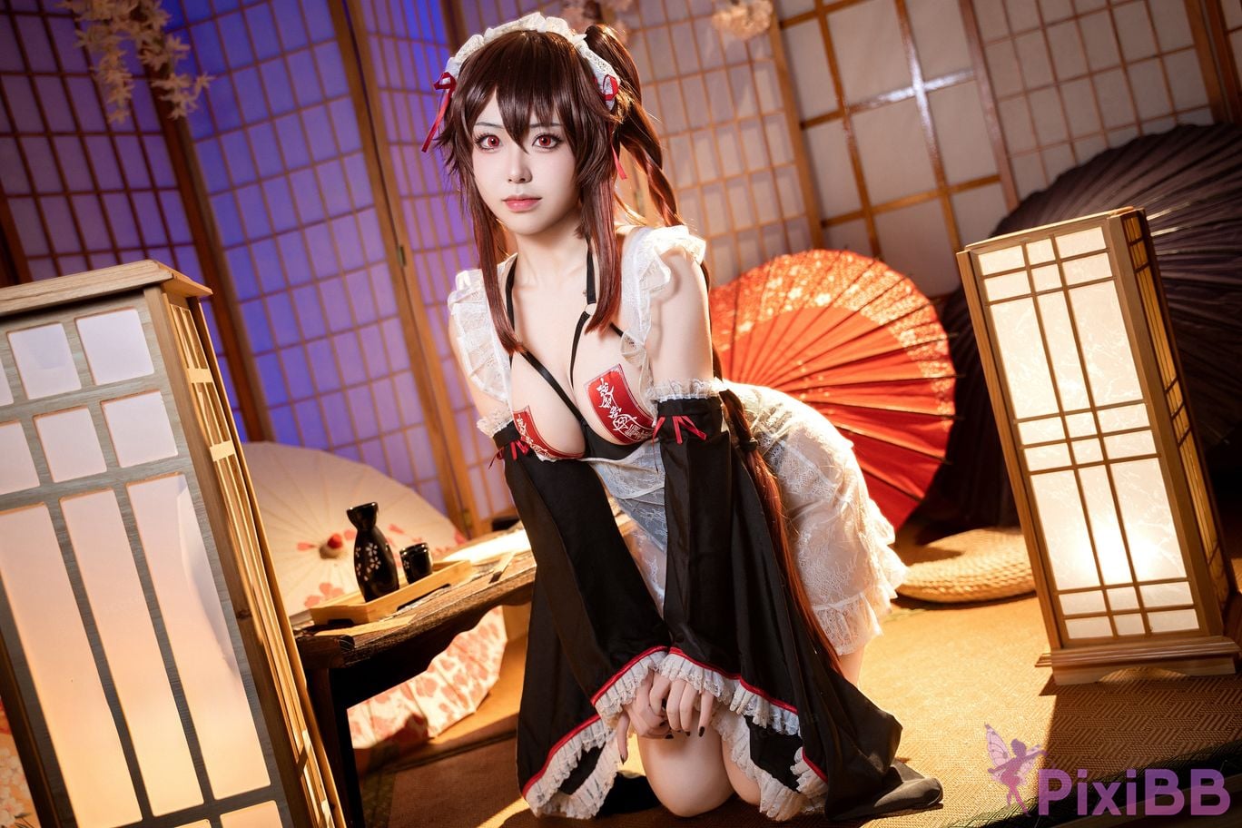 Cosplayer Husensen Genshin walnut PixiBB.COM 028