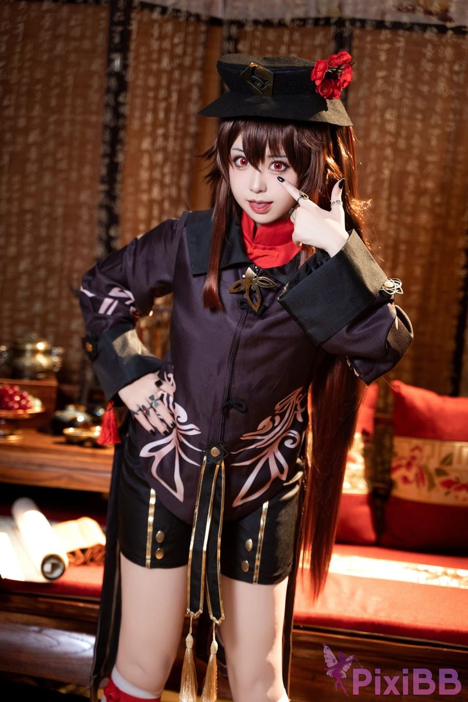 Cosplayer Husensen Genshin walnut PixiBB.COM 048