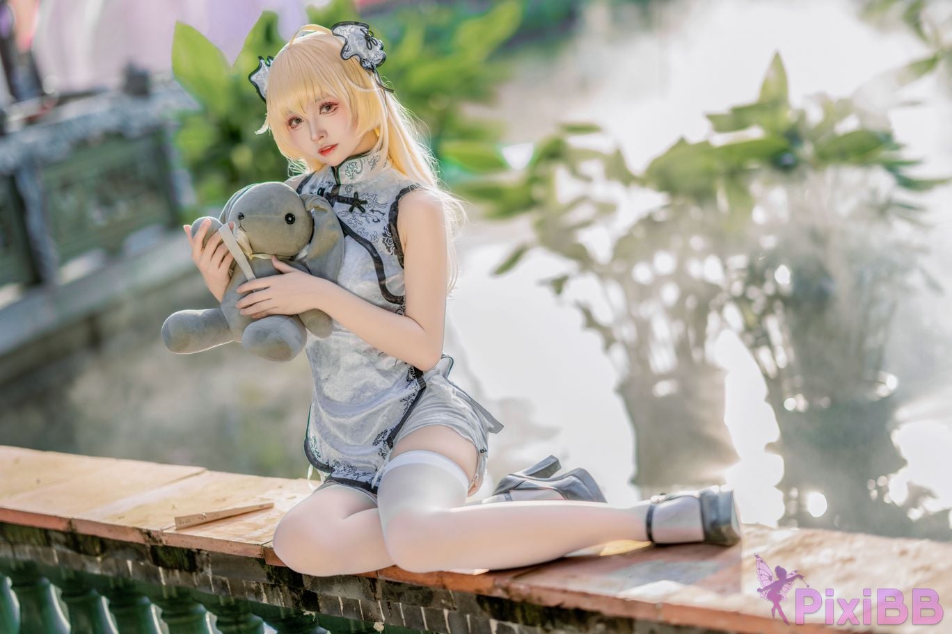 Cosplayer Big roll small Qiongmei cheongsam PixiBB.COM 004