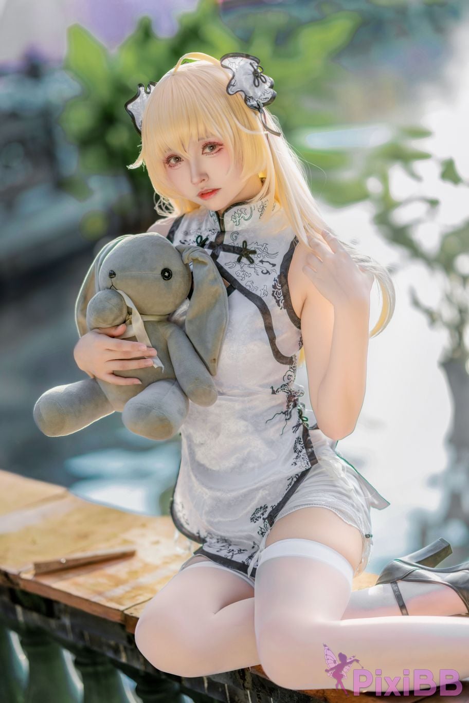 Cosplayer Big roll small Qiongmei cheongsam PixiBB.COM 013