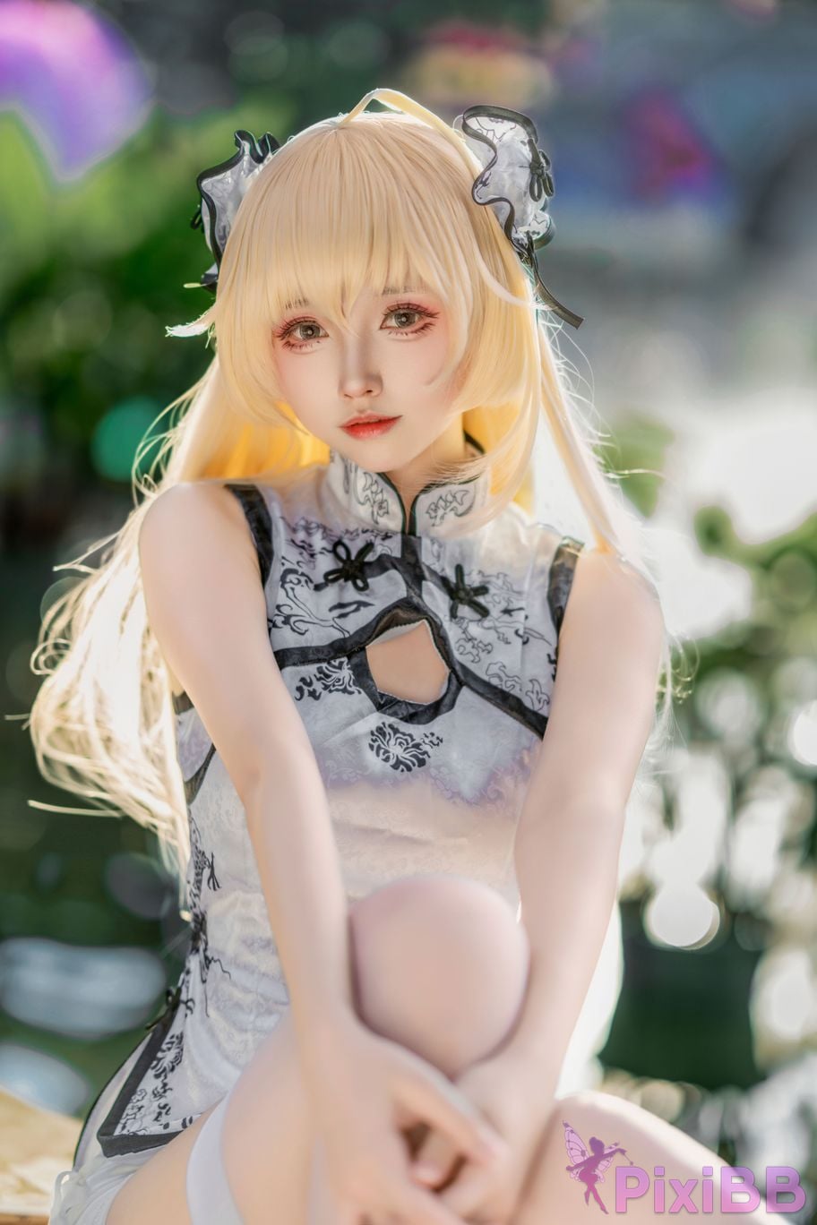 Cosplayer Big roll small Qiongmei cheongsam PixiBB.COM 016