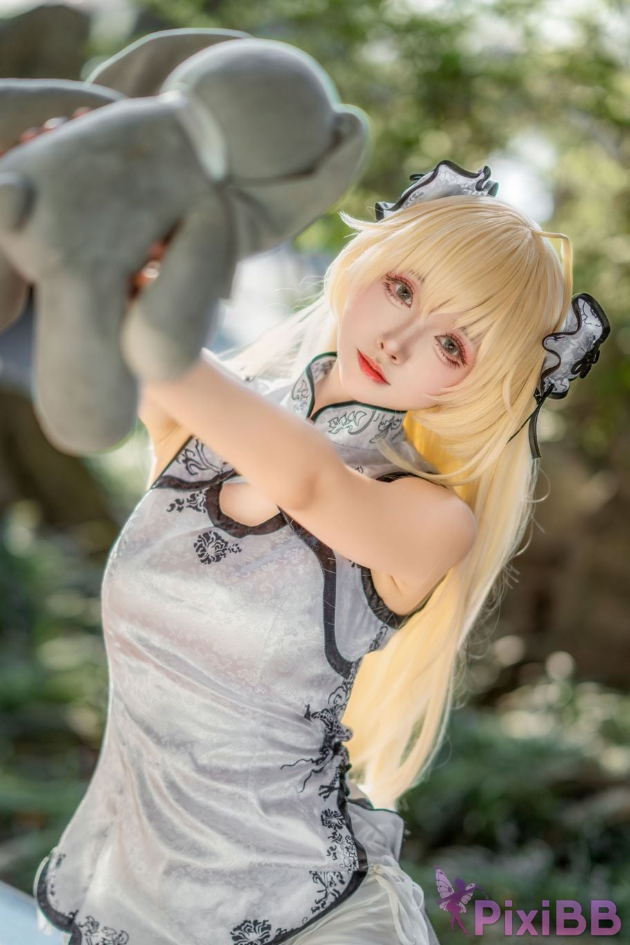 Cosplayer Big roll small Qiongmei cheongsam PixiBB.COM 018
