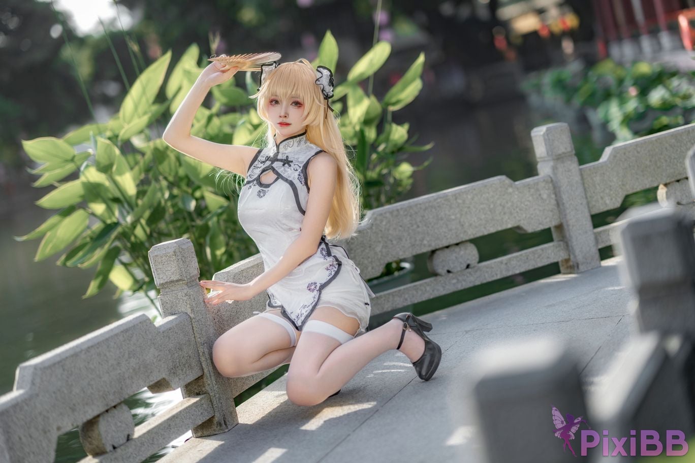 Cosplayer Big roll small Qiongmei cheongsam PixiBB.COM 019