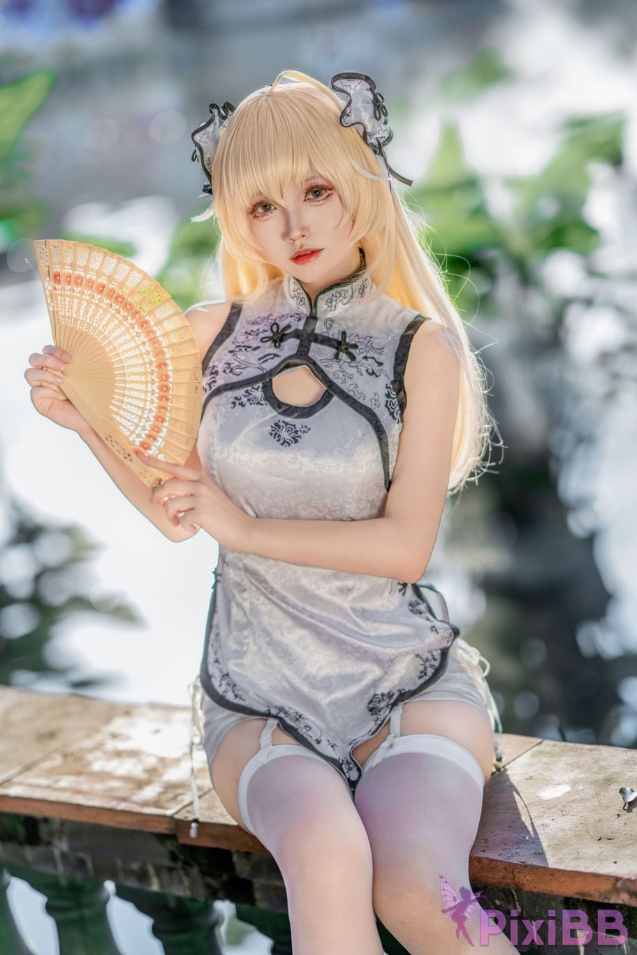 Cosplayer Big roll small Qiongmei cheongsam PixiBB.COM 021