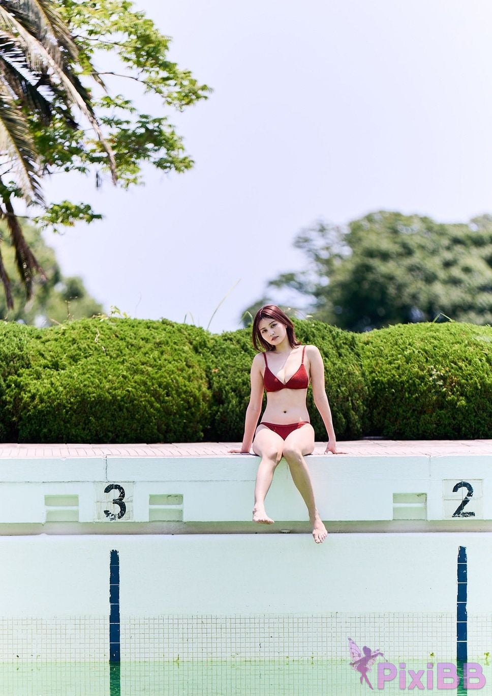 Japanese Idol Yume Hayashi large increase 82 page floating experience Spisan gravure photo book PixiBB.COM 017