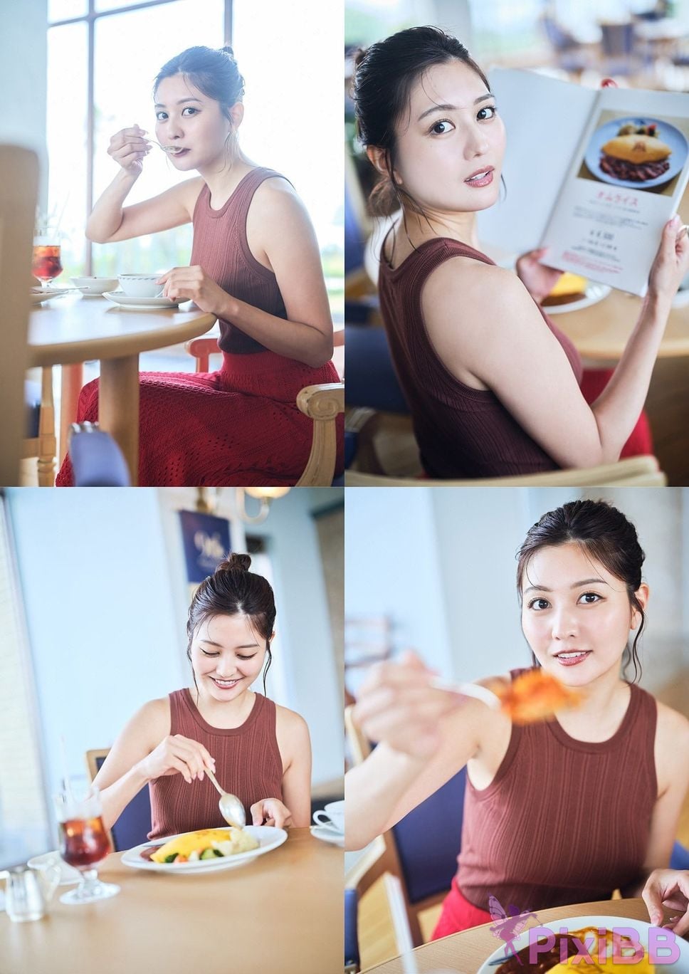 Japanese Idol Yume Hayashi large increase 82 page floating experience Spisan gravure photo book PixiBB.COM 025