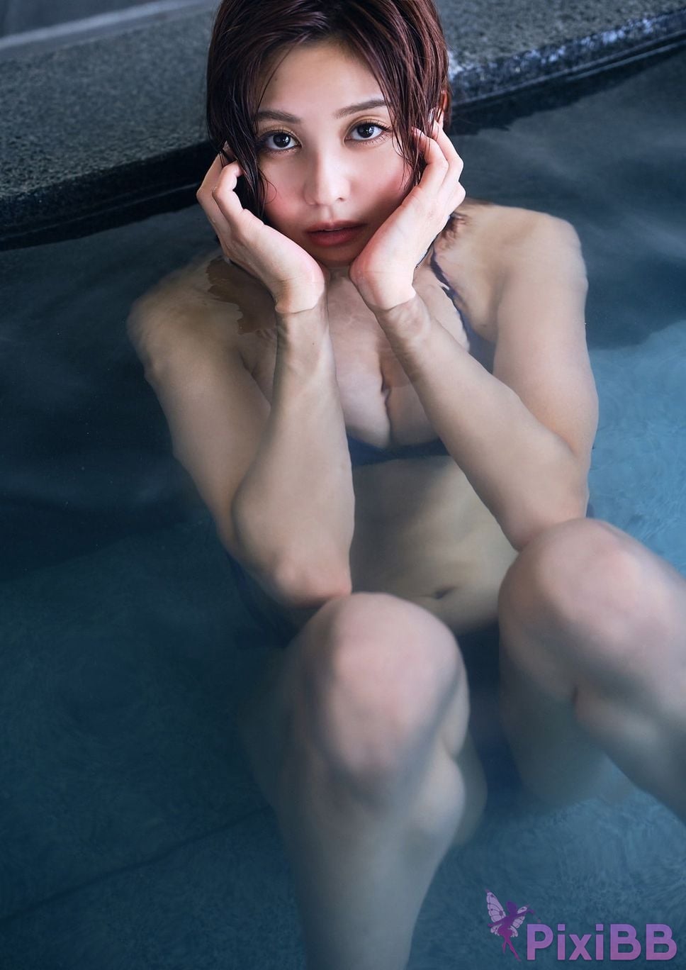 Japanese Idol Yume Hayashi large increase 82 page floating experience Spisan gravure photo book PixiBB.COM 039