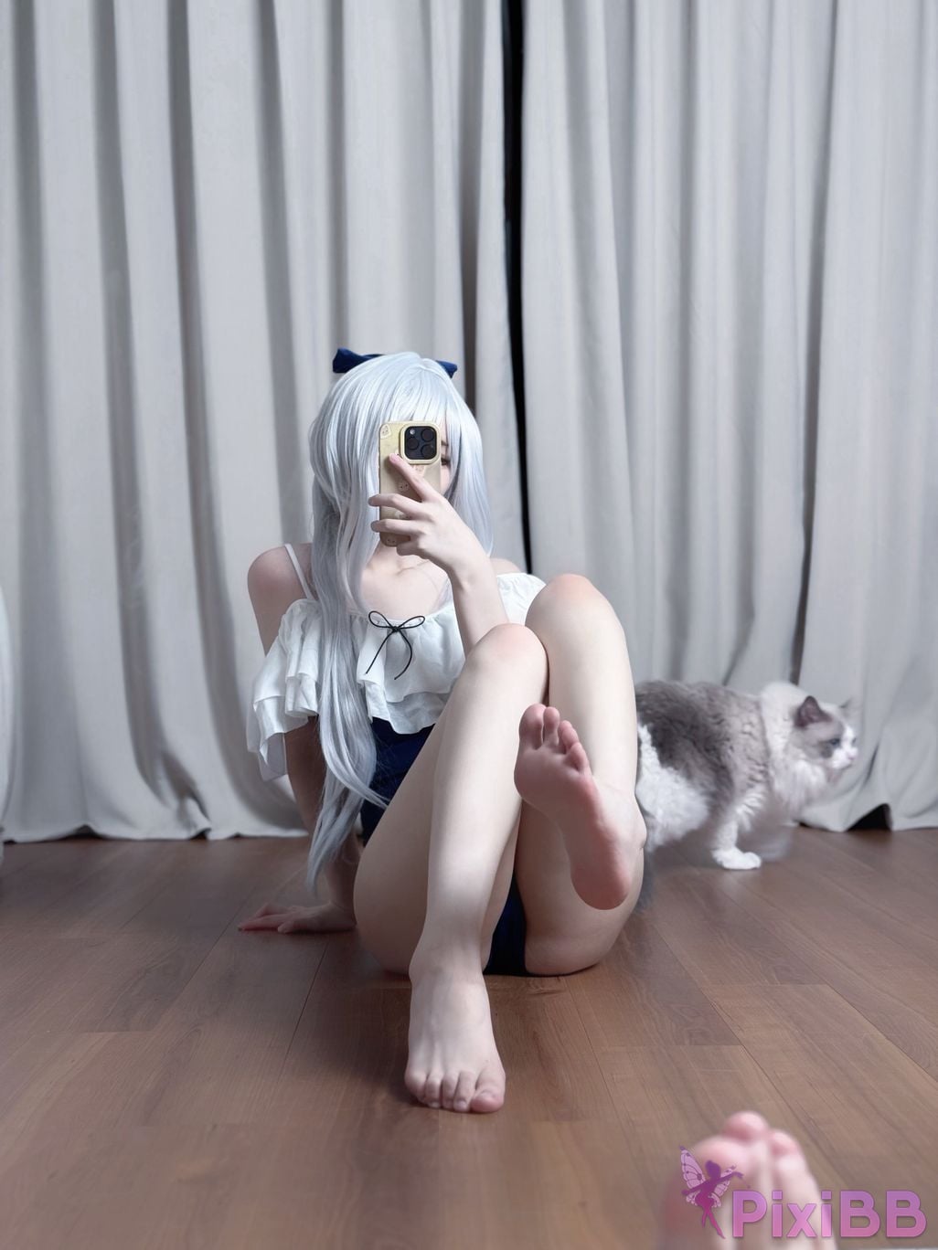Cosplayer young love Youmeko Blue Archive Yuexue Gongzi PixiBB.COM 004
