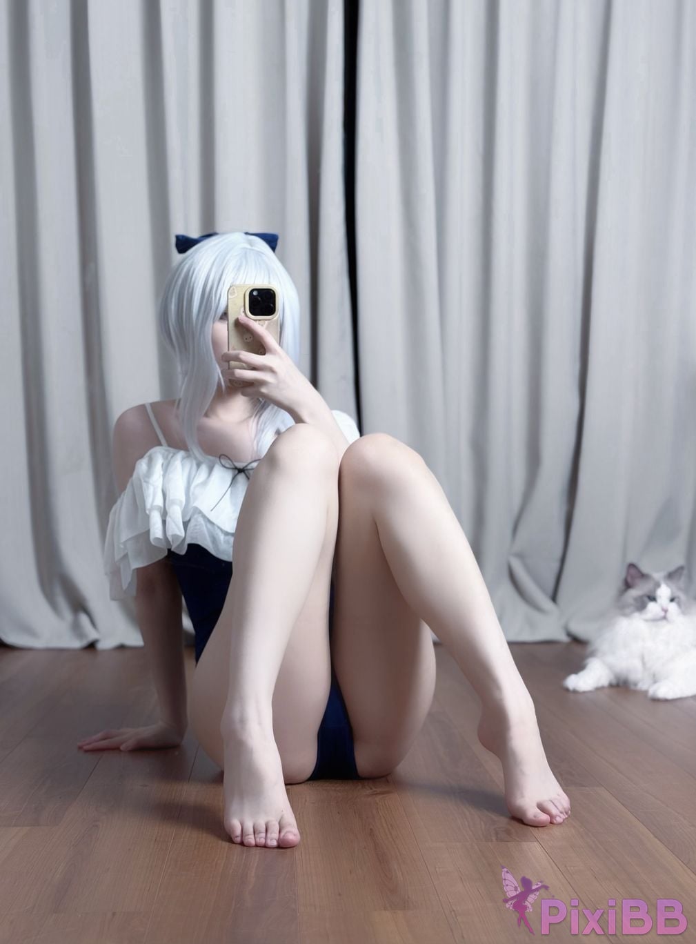 Cosplayer young love Youmeko Blue Archive Yuexue Gongzi PixiBB.COM 007