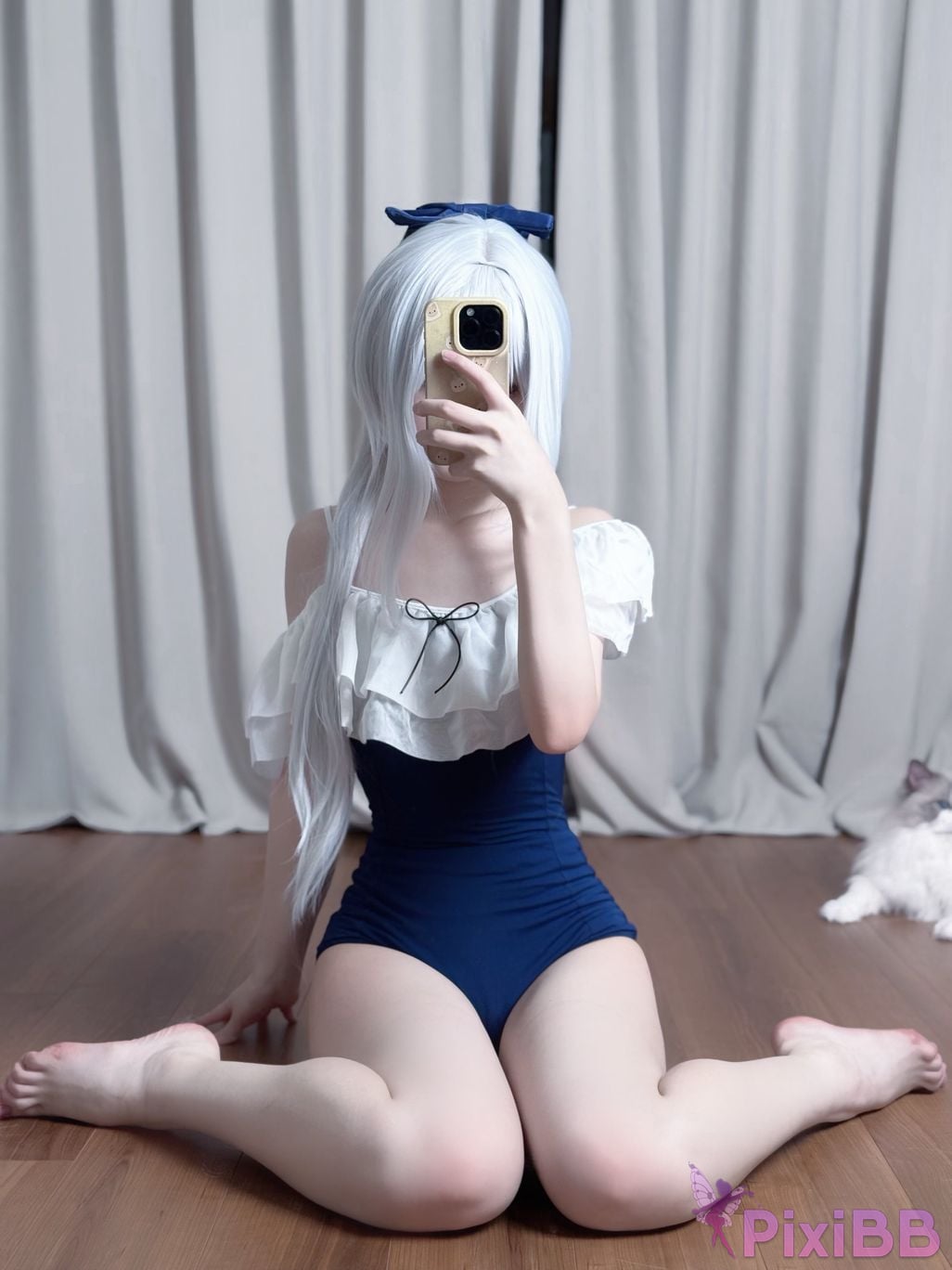 Cosplayer young love Youmeko Blue Archive Yuexue Gongzi PixiBB.COM 009