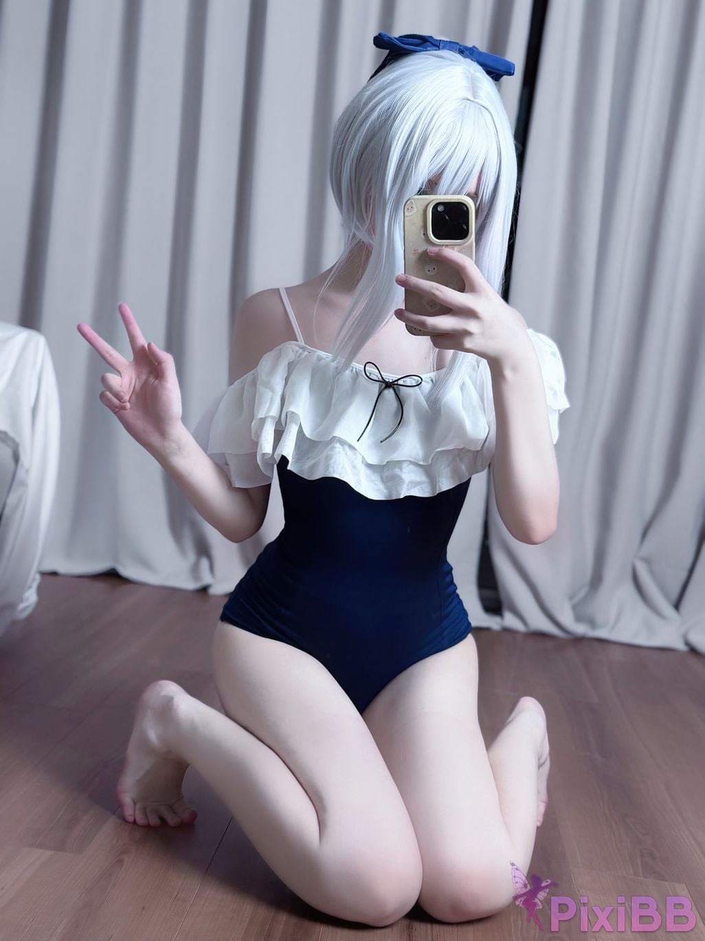 Cosplayer young love Youmeko Blue Archive Yuexue Gongzi PixiBB.COM 012