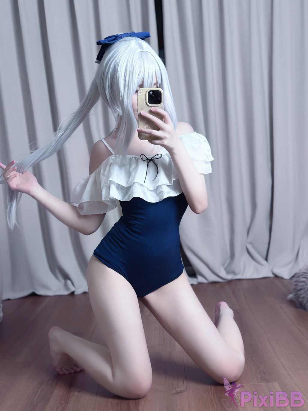 Cosplayer young love Youmeko Blue Archive Yuexue Gongzi PixiBB.COM 023