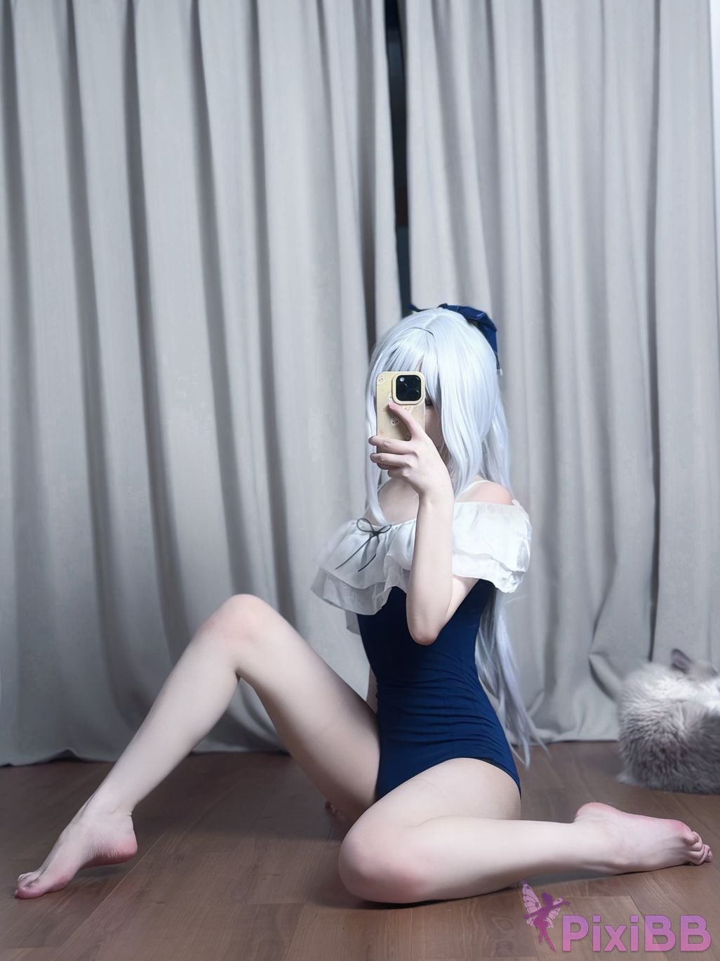 Cosplayer young love Youmeko Blue Archive Yuexue Gongzi PixiBB.COM 032