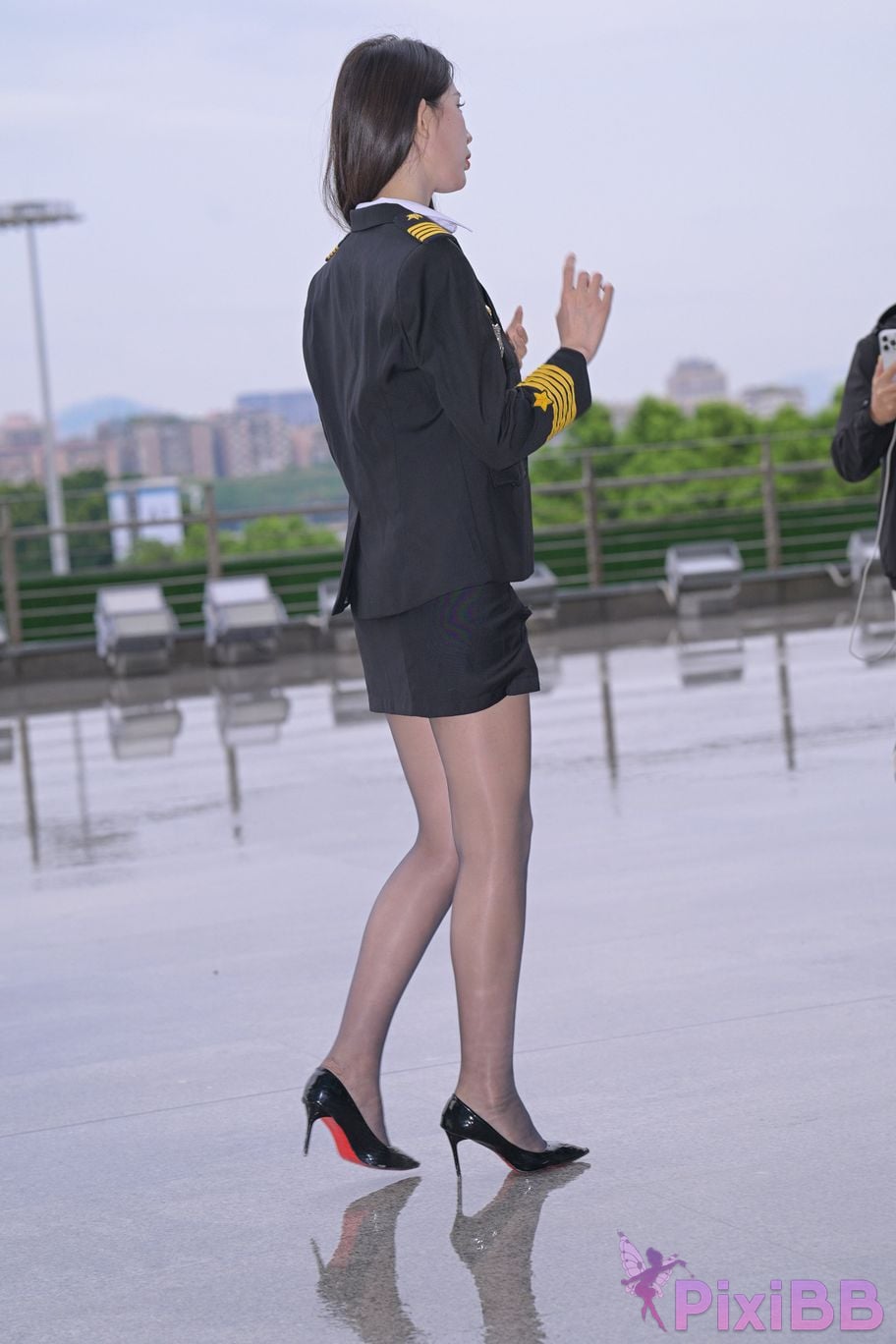 Featured Street Photography Works No.6007 uniform black stockings PixiBB.COM 004