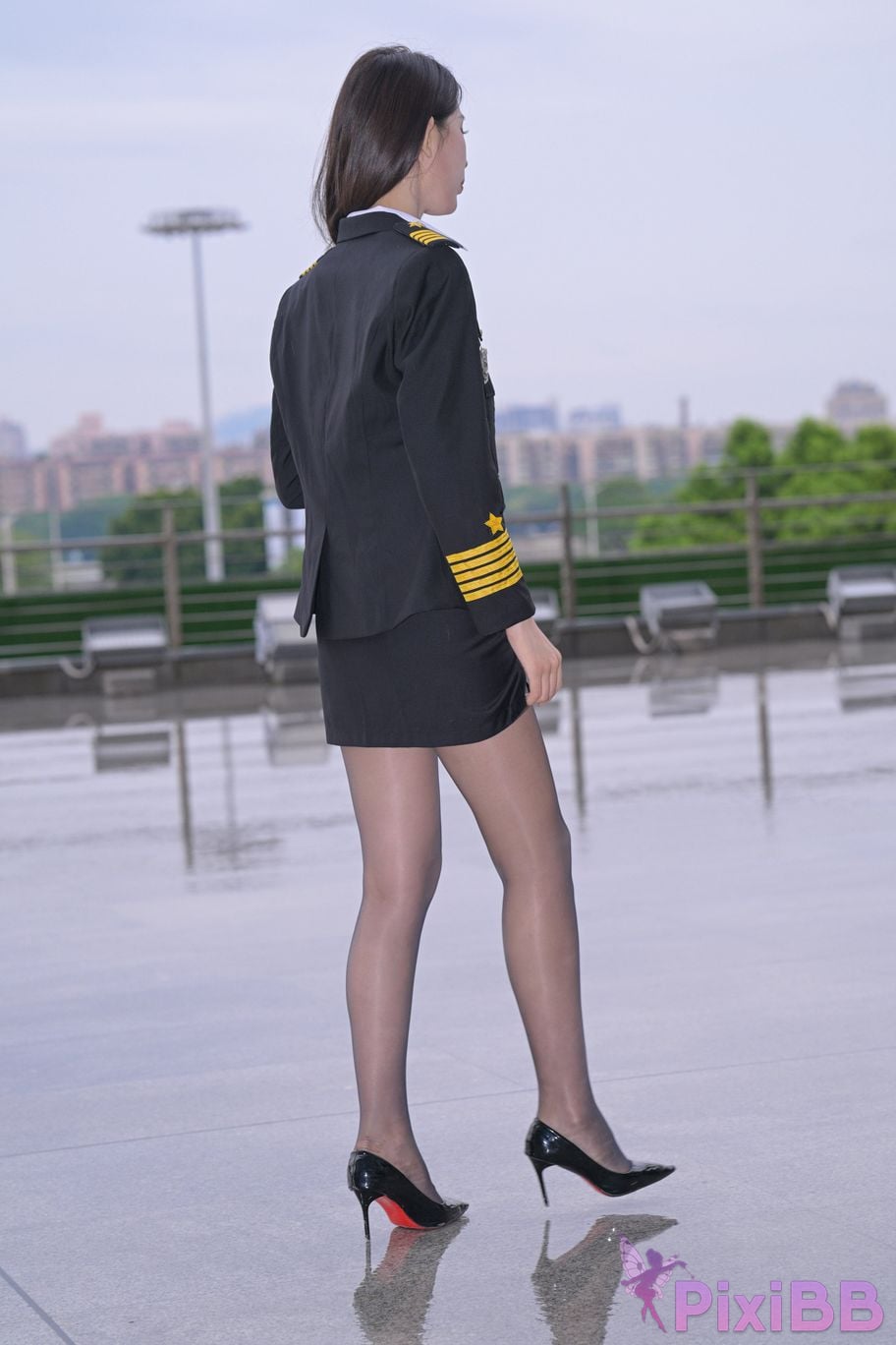 Featured Street Photography Works No.6007 uniform black stockings PixiBB.COM 006