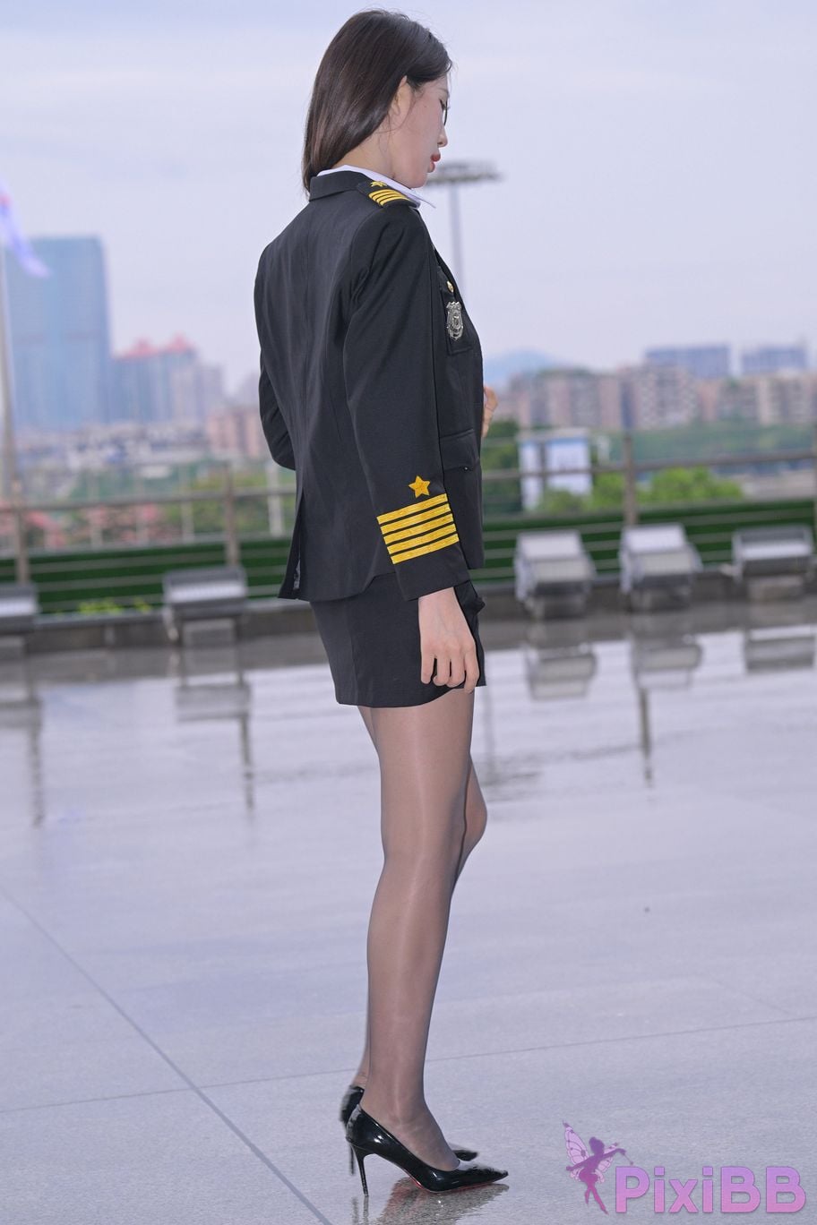 Featured Street Photography Works No.6007 uniform black stockings PixiBB.COM 009