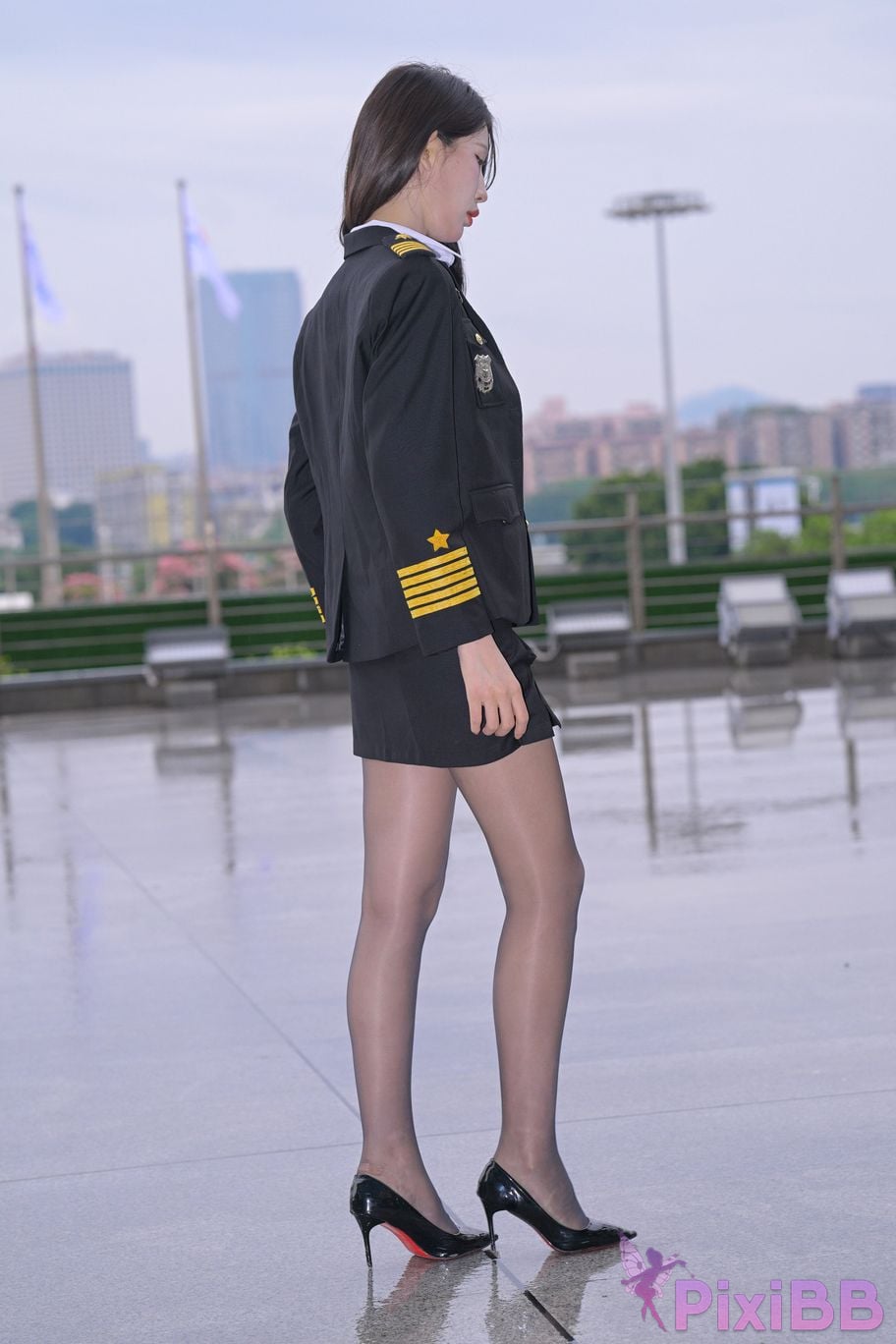 Featured Street Photography Works No.6007 uniform black stockings PixiBB.COM 010