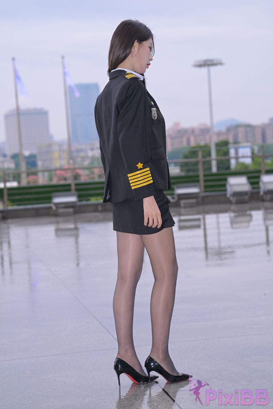 Featured Street Photography Works No.6007 uniform black stockings PixiBB.COM 011