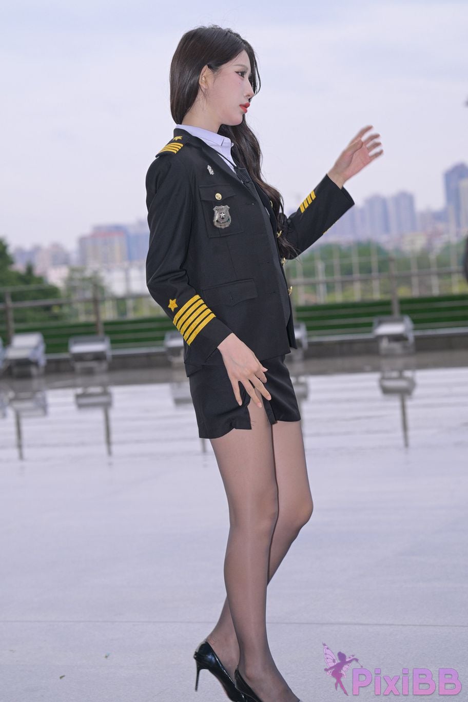 Featured Street Photography Works No.6007 uniform black stockings PixiBB.COM 014