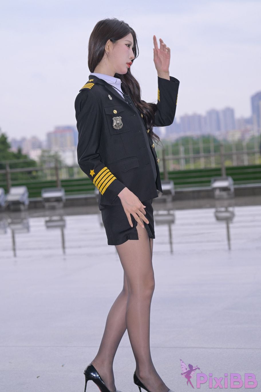 Featured Street Photography Works No.6007 uniform black stockings PixiBB.COM 015