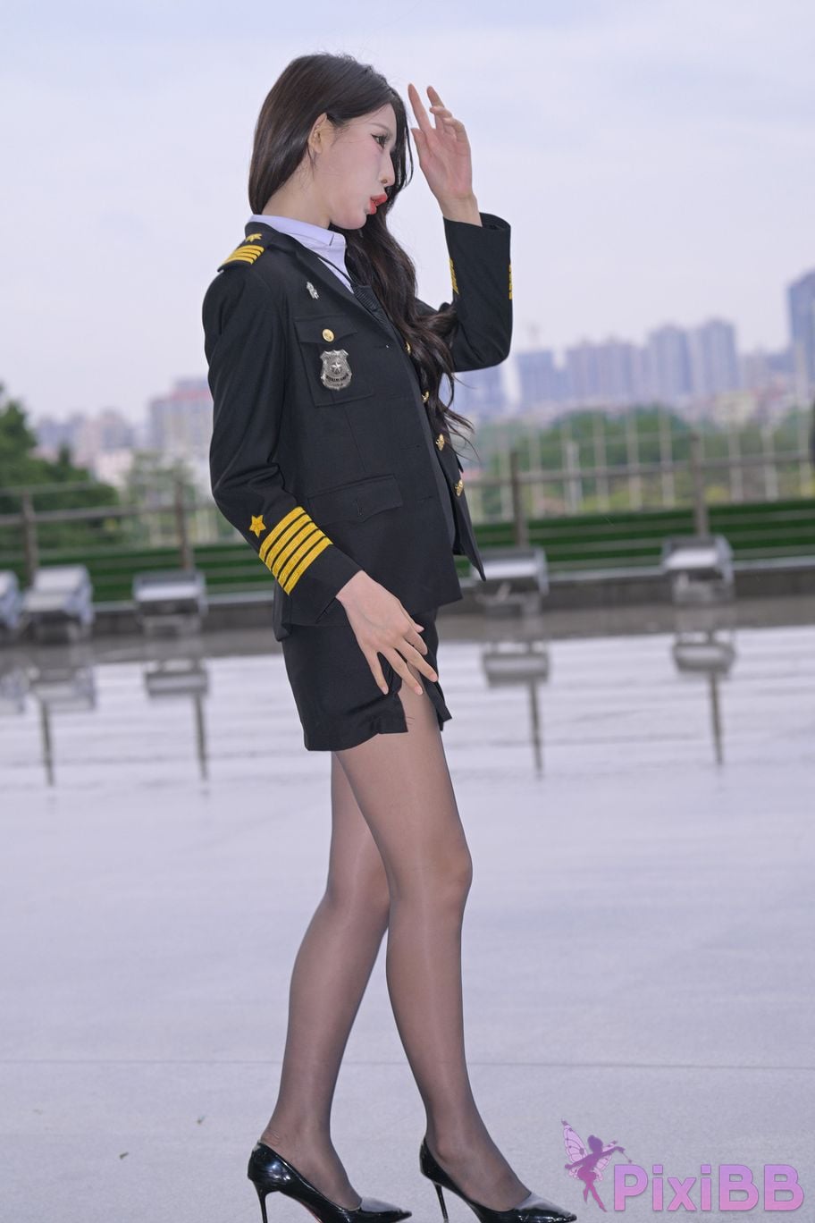Featured Street Photography Works No.6007 uniform black stockings PixiBB.COM 016