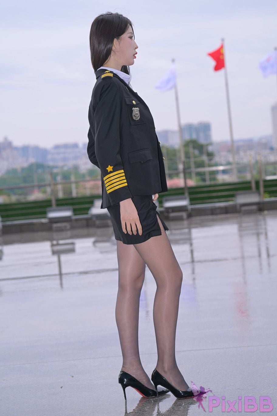 Featured Street Photography Works No.6007 uniform black stockings PixiBB.COM 023