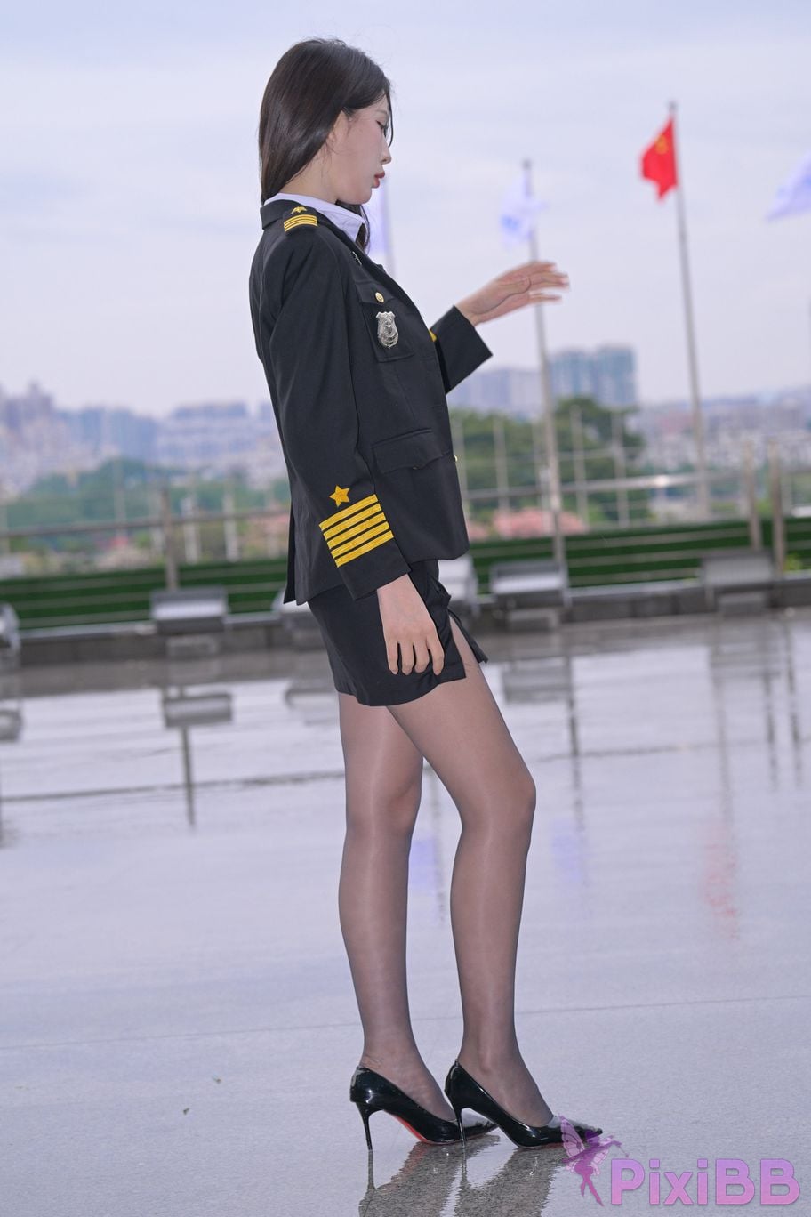 Featured Street Photography Works No.6007 uniform black stockings PixiBB.COM 024