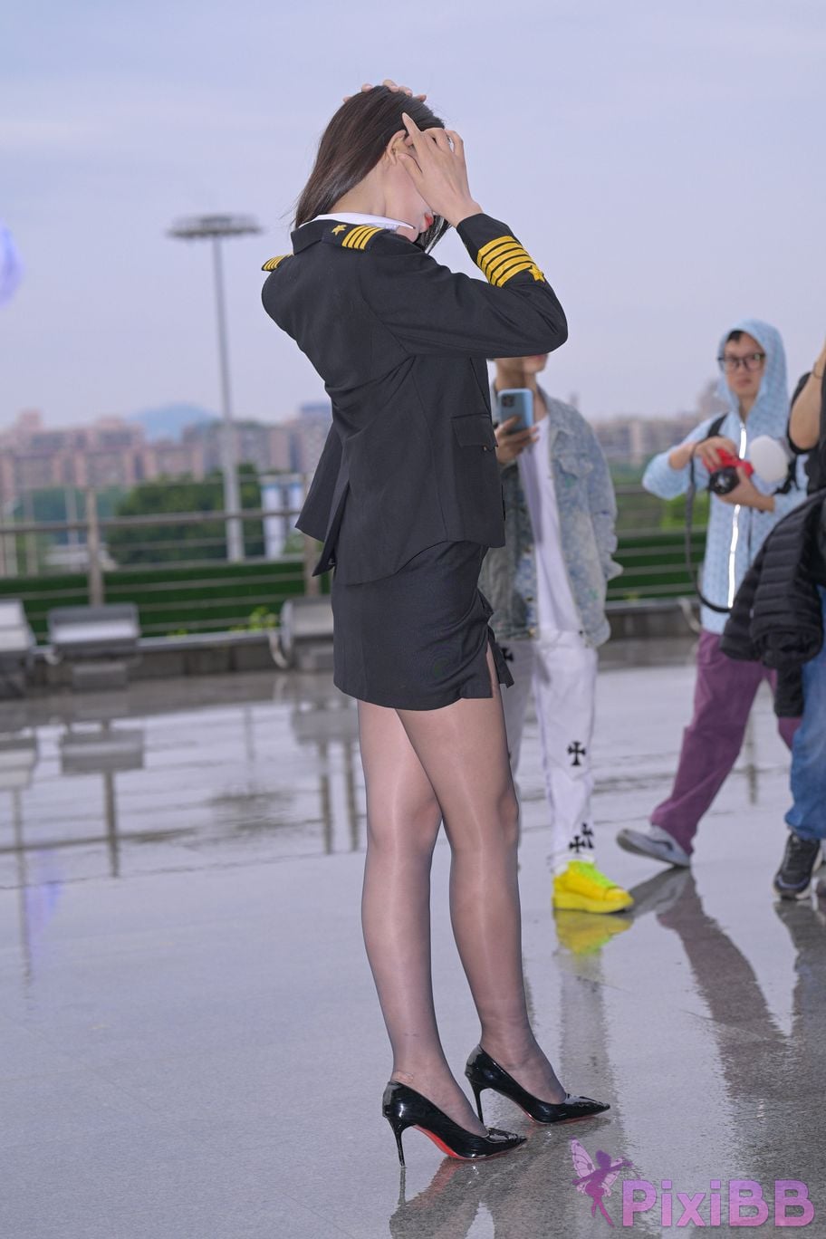 Featured Street Photography Works No.6007 uniform black stockings PixiBB.COM 042