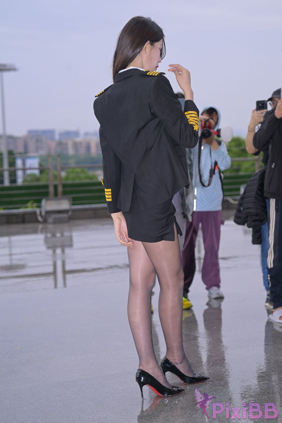 Featured Street Photography Works No.6007 uniform black stockings PixiBB.COM 043