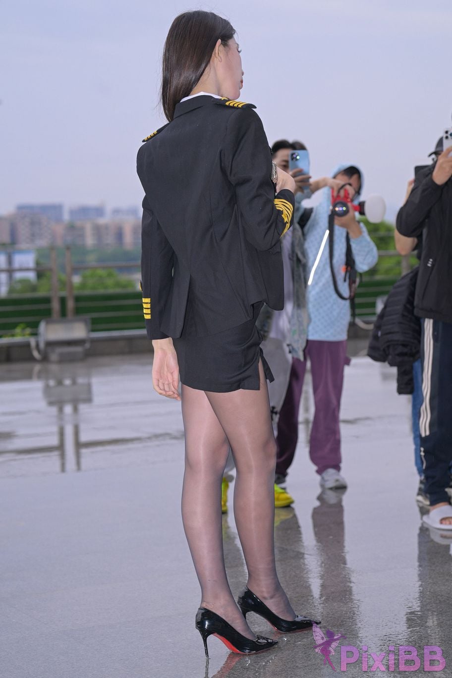 Featured Street Photography Works No.6007 uniform black stockings PixiBB.COM 044