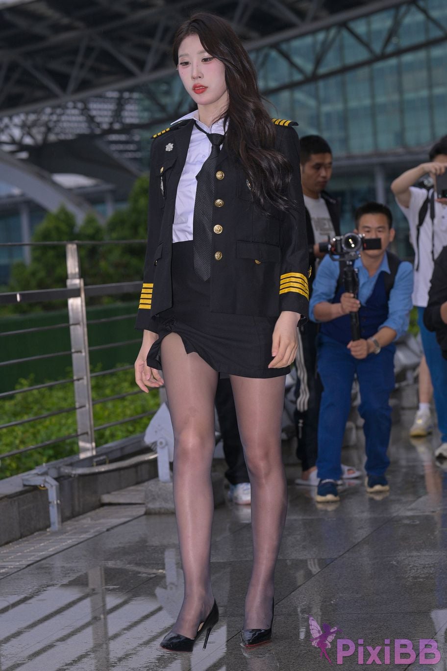 Featured Street Photography Works No.6007 uniform black stockings PixiBB.COM 065