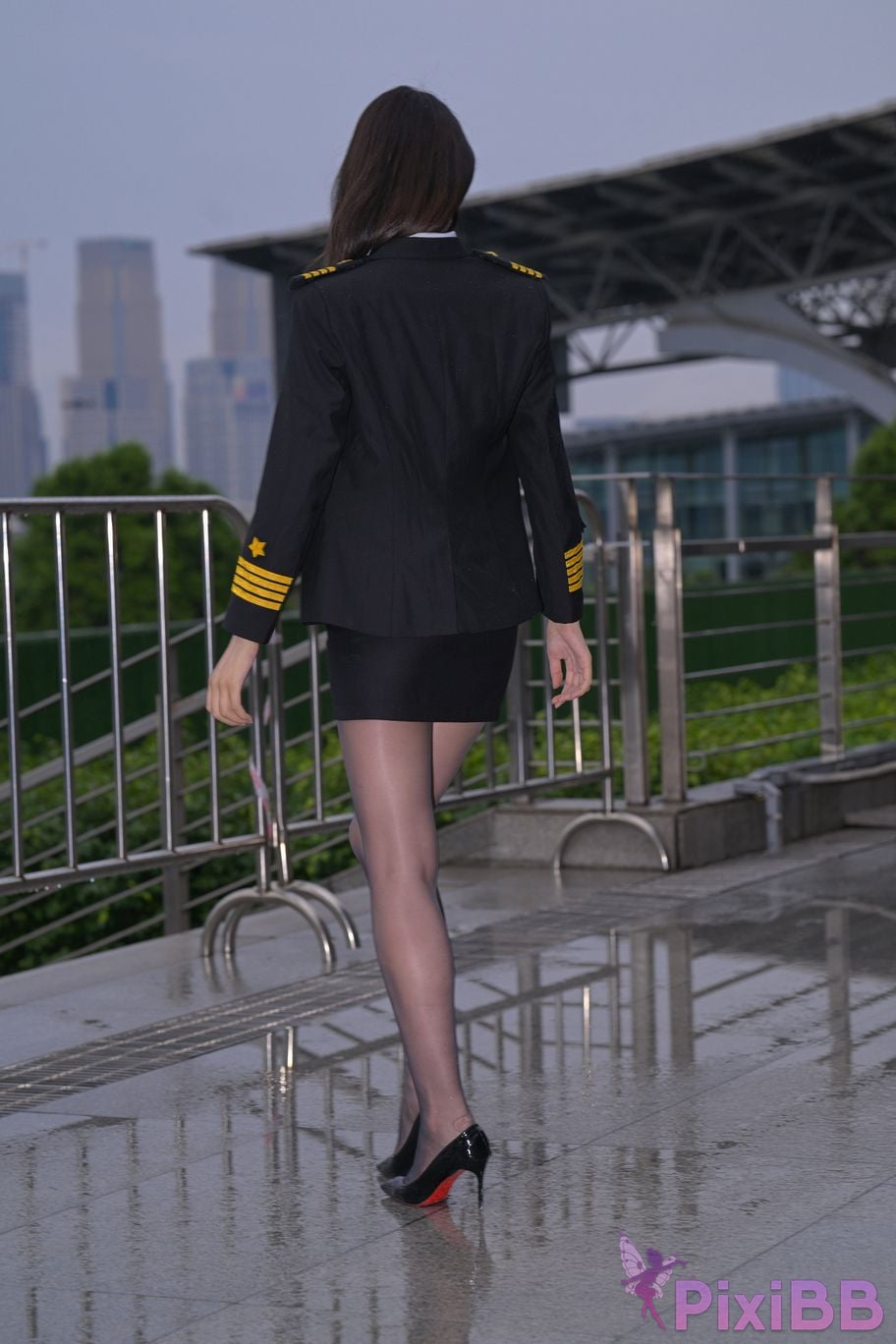 Featured Street Photography Works No.6007 uniform black stockings PixiBB.COM 070