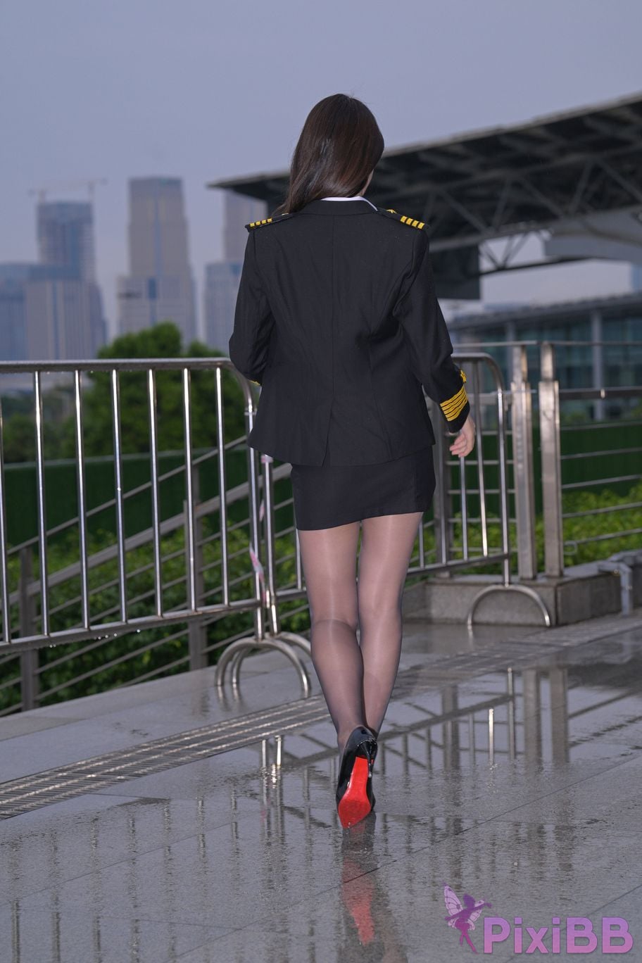 Featured Street Photography Works No.6007 uniform black stockings PixiBB.COM 071