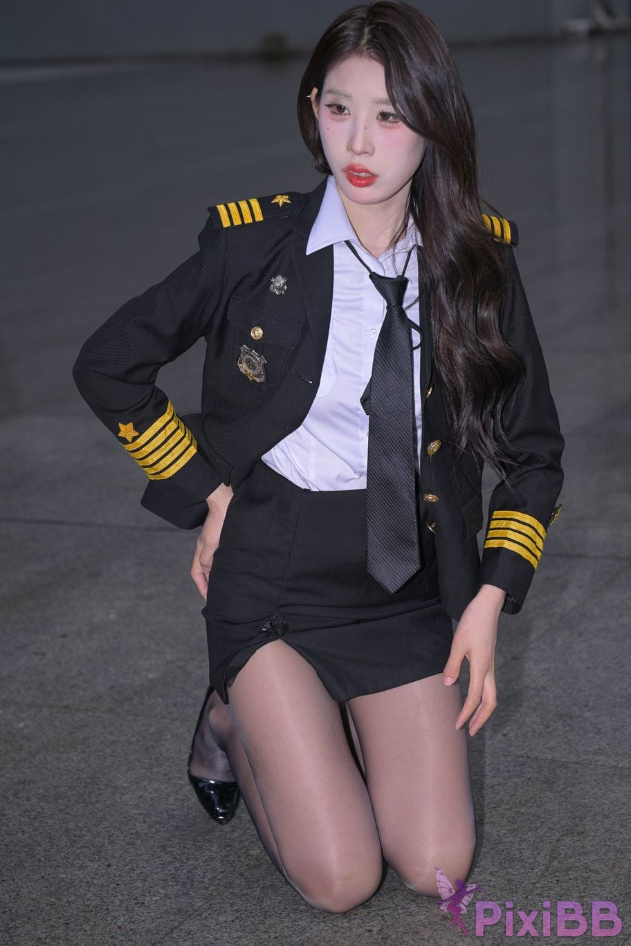 Featured Street Photography Works No.6007 uniform black stockings PixiBB.COM 089