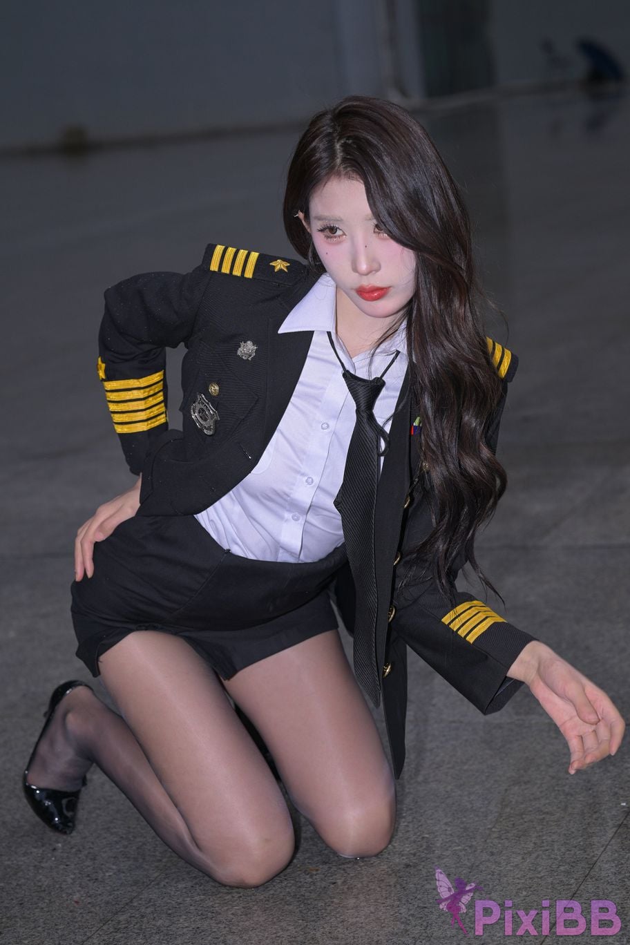 Featured Street Photography Works No.6007 uniform black stockings PixiBB.COM 100