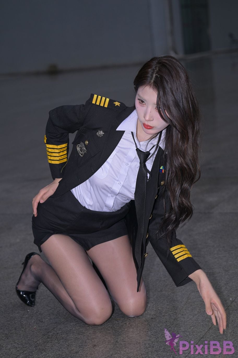 Featured Street Photography Works No.6007 uniform black stockings PixiBB.COM 116