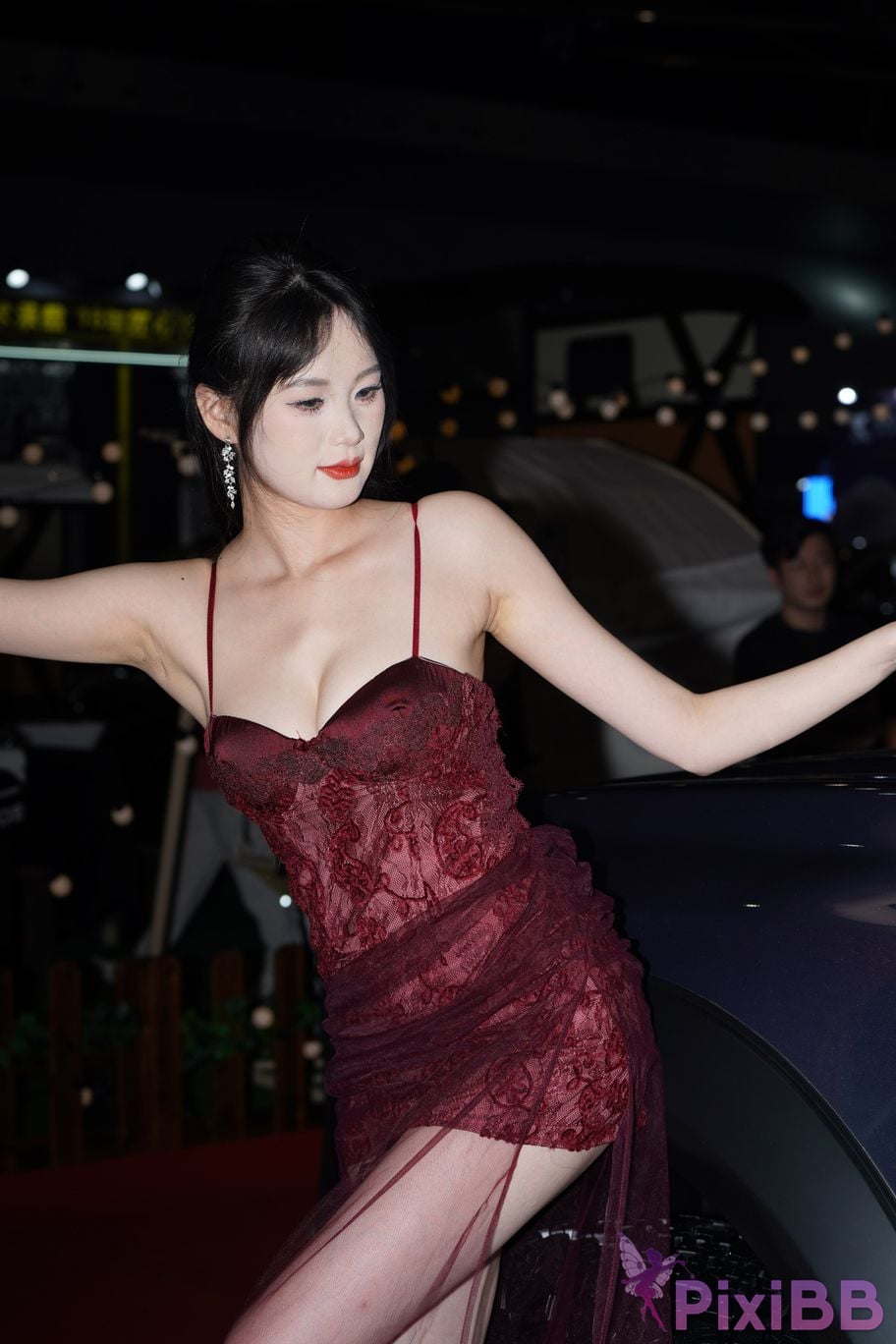 Featured Street Photography Works No.6010 Xiaoya in red dress PixiBB.COM 076