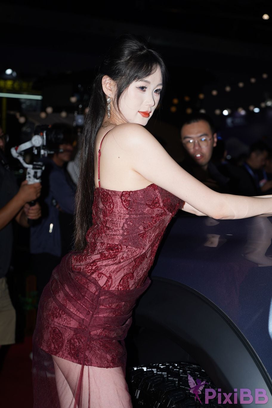 Featured Street Photography Works No.6010 Xiaoya in red dress PixiBB.COM 122