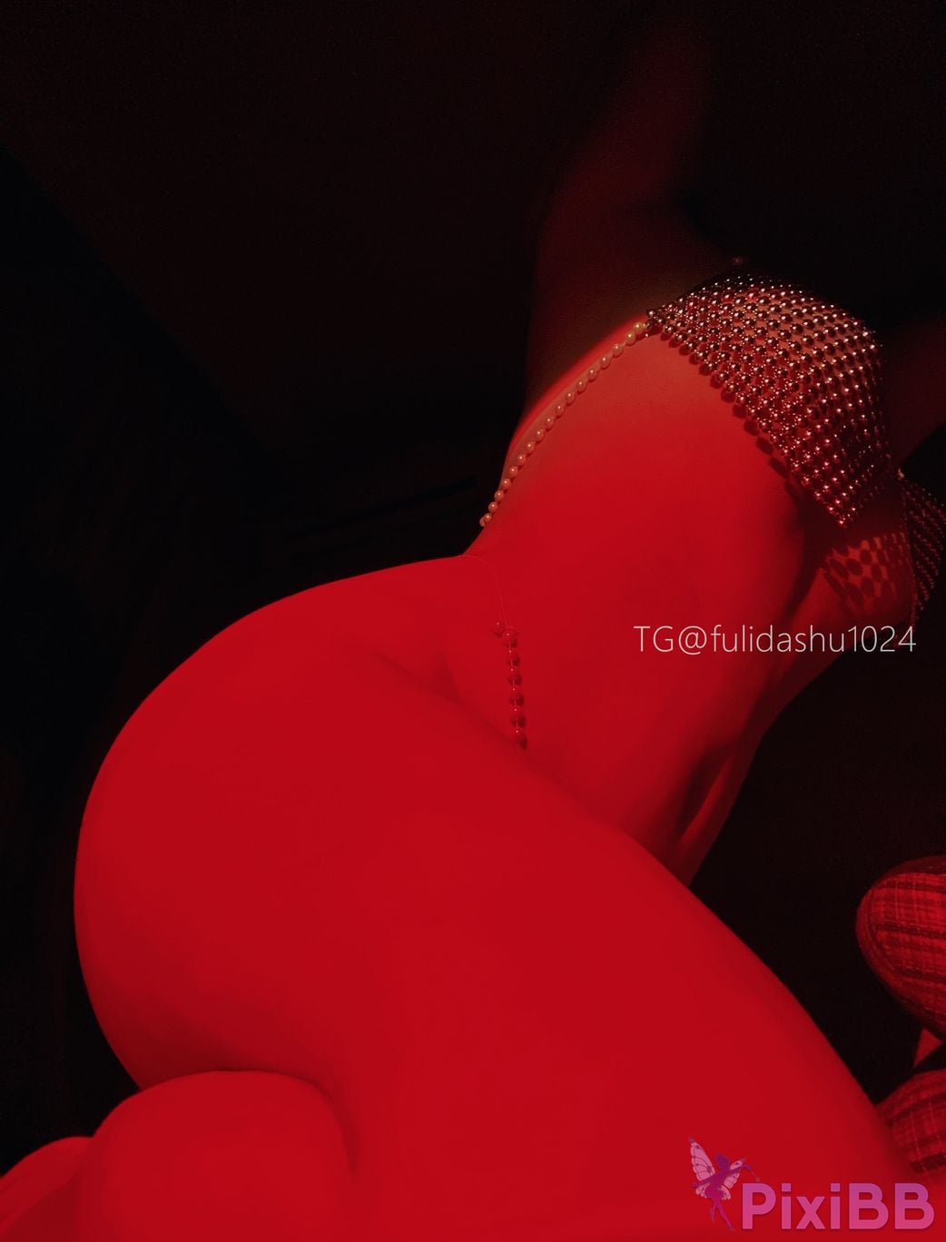 OtherXXX Yu Chi Suer BBW mature woman Uniform underwear micro tight ring PixiBB.COM 034