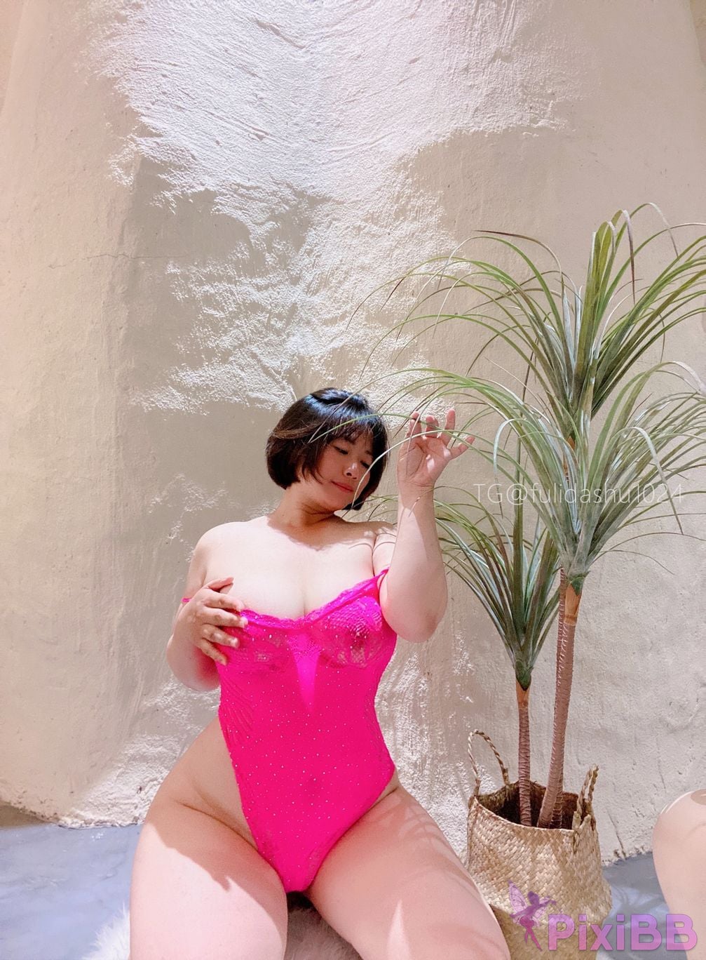 OtherXXX Yu Chi Suer BBW mature woman Uniform underwear micro tight ring PixiBB.COM 047