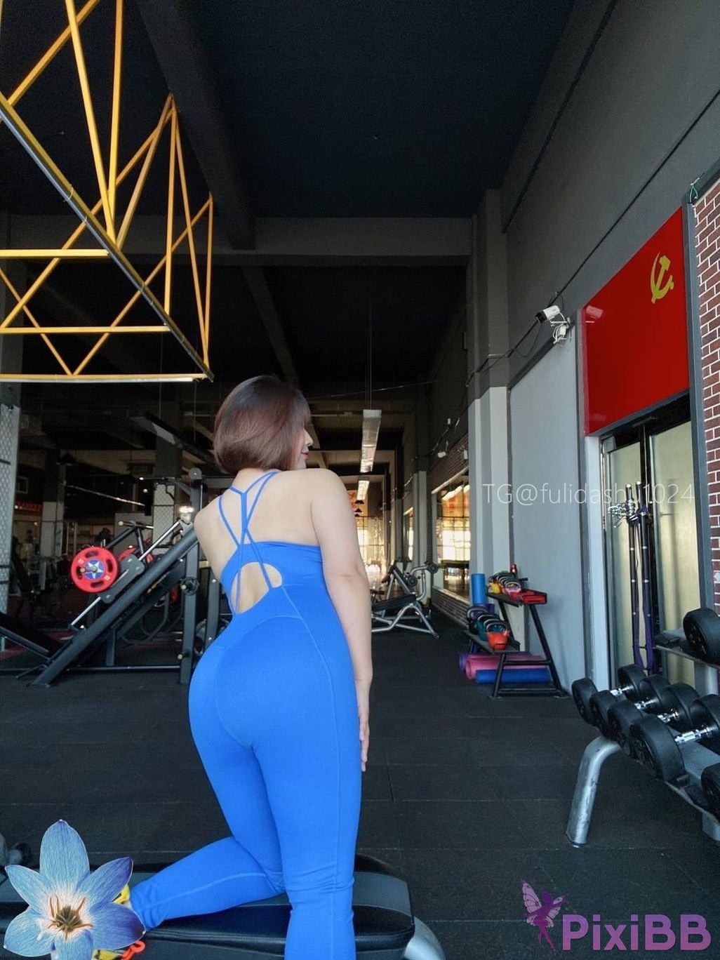 OtherXXX Yu Chi Suer BBW mature woman Uniform underwear micro tight ring PixiBB.COM 110