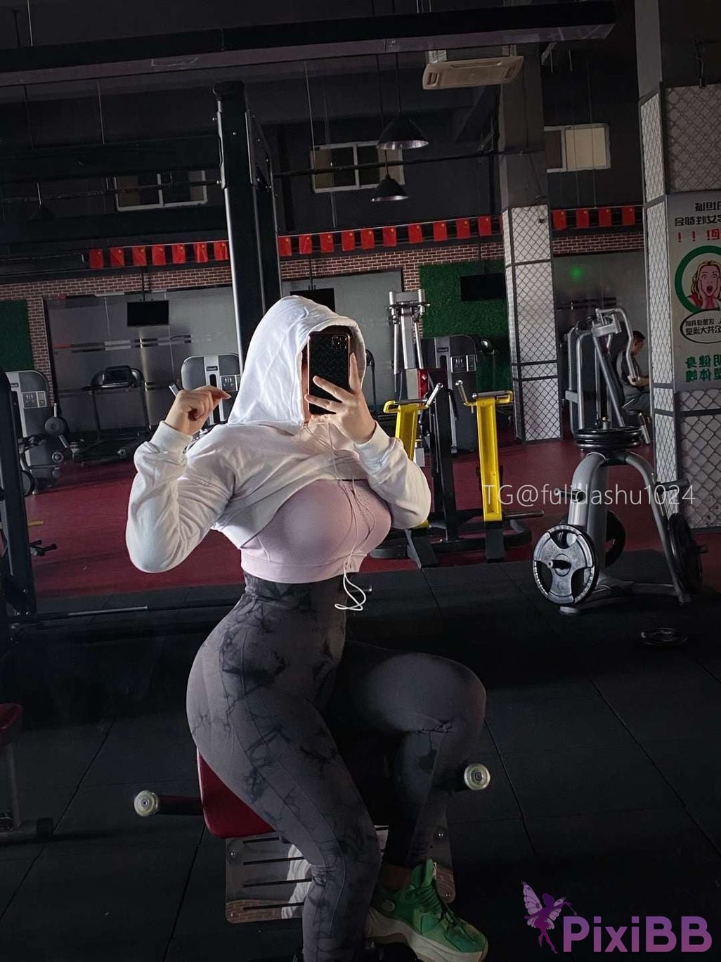 OtherXXX Yu Chi Suer BBW mature woman Uniform underwear micro tight ring PixiBB.COM 138