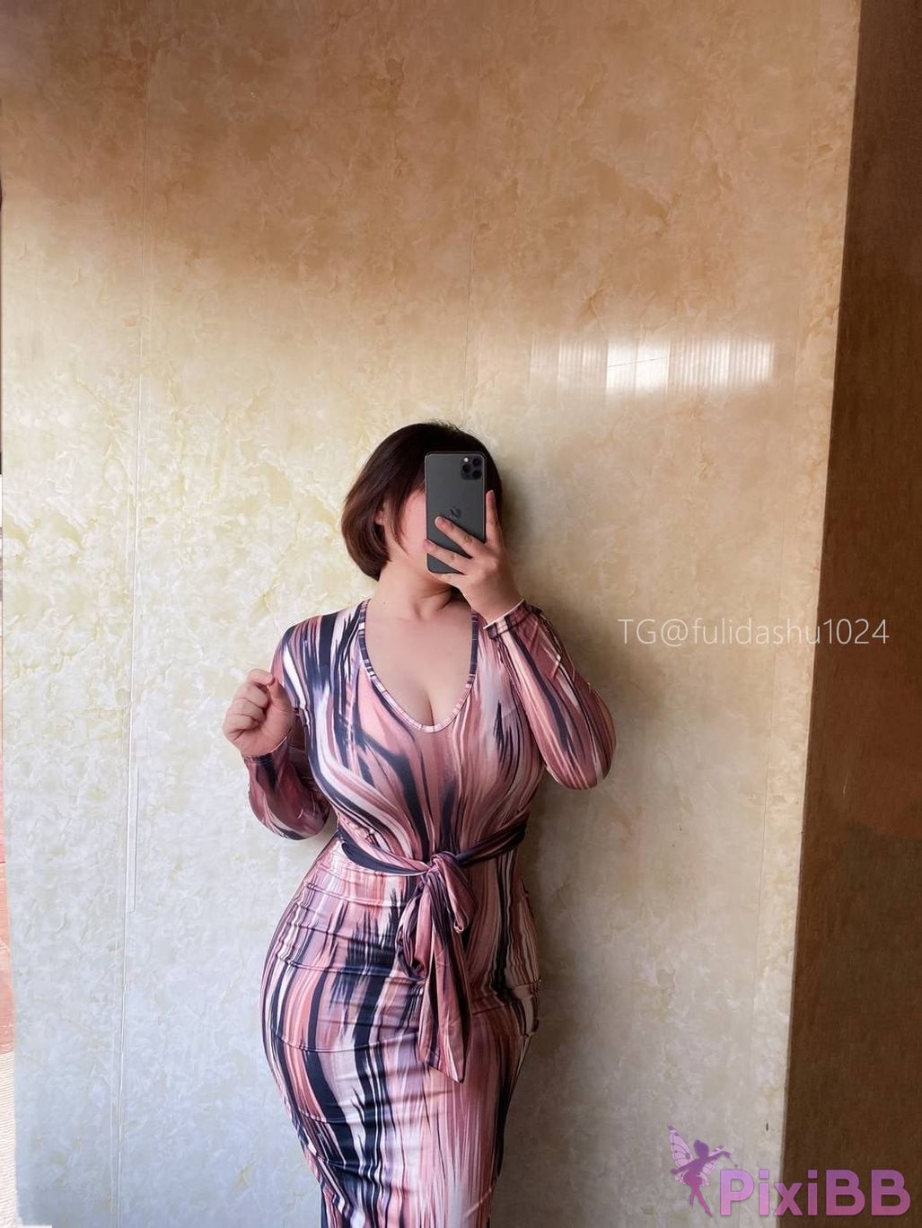 OtherXXX Yu Chi Suer BBW mature woman Uniform underwear micro tight ring PixiBB.COM 144