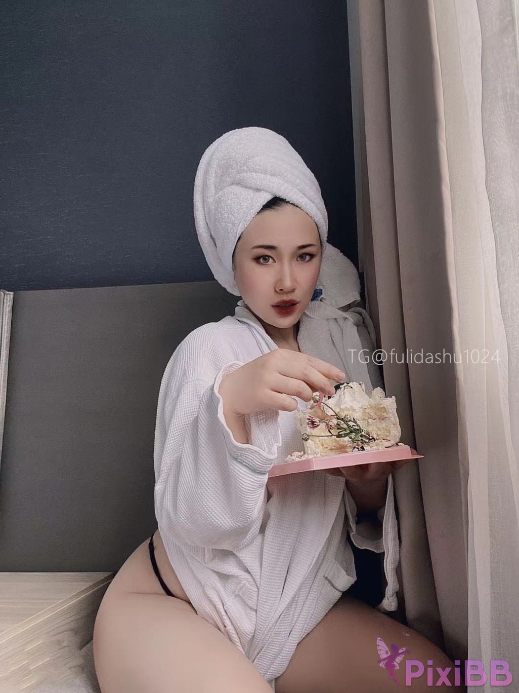 OtherXXX Yu Chi Suer BBW mature woman Uniform underwear micro tight ring PixiBB.COM 169
