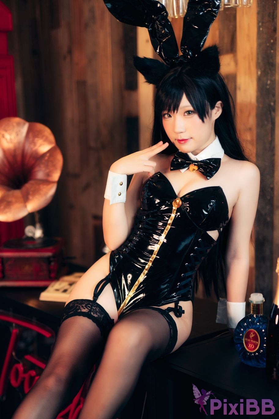 Coser Mime Atago BUNNY Azurlane PixiBB.COM 013